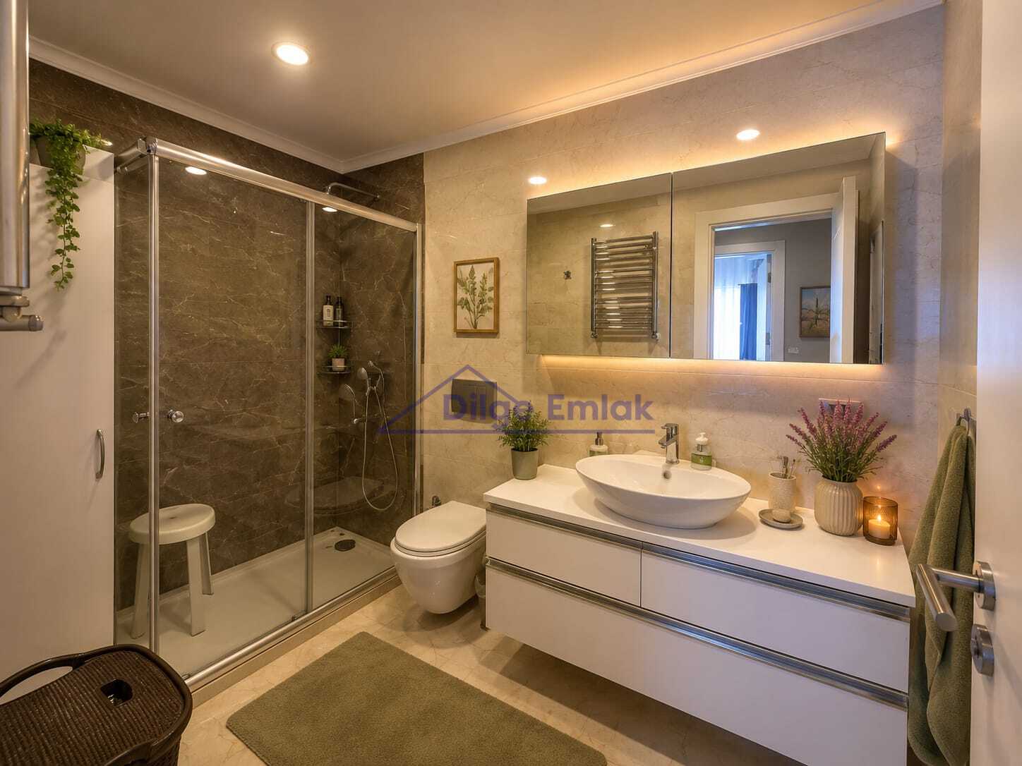 Bağdat Caddesine Yakın Yeni Binada 107 m² Net Balkonlu Satılık