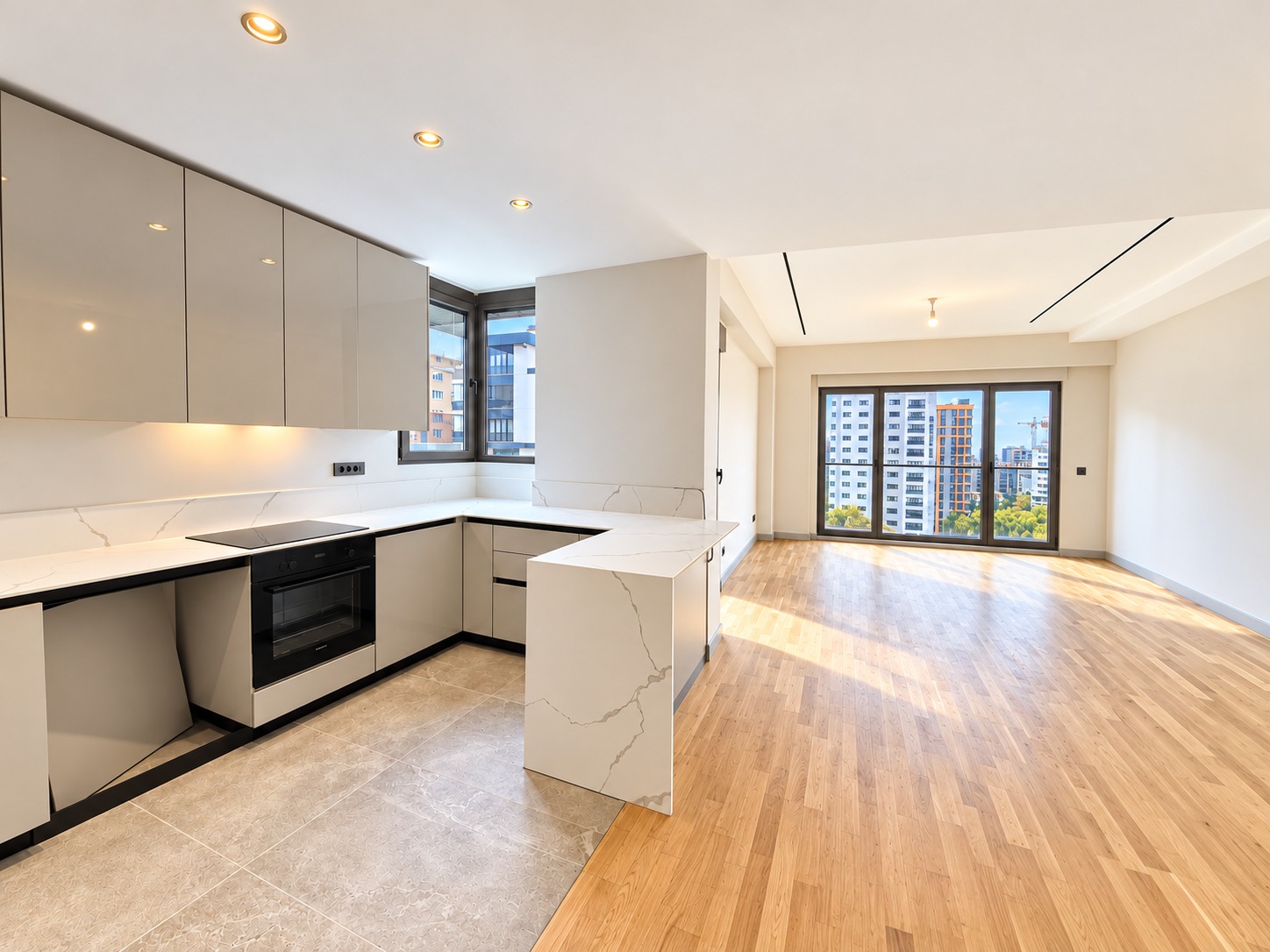 FENERYOLU ÖZGÜRLÜK PARKI’NA KOMŞU SIFIR 145 M² 3+1 ÇİFT BALKONLU SATILIK